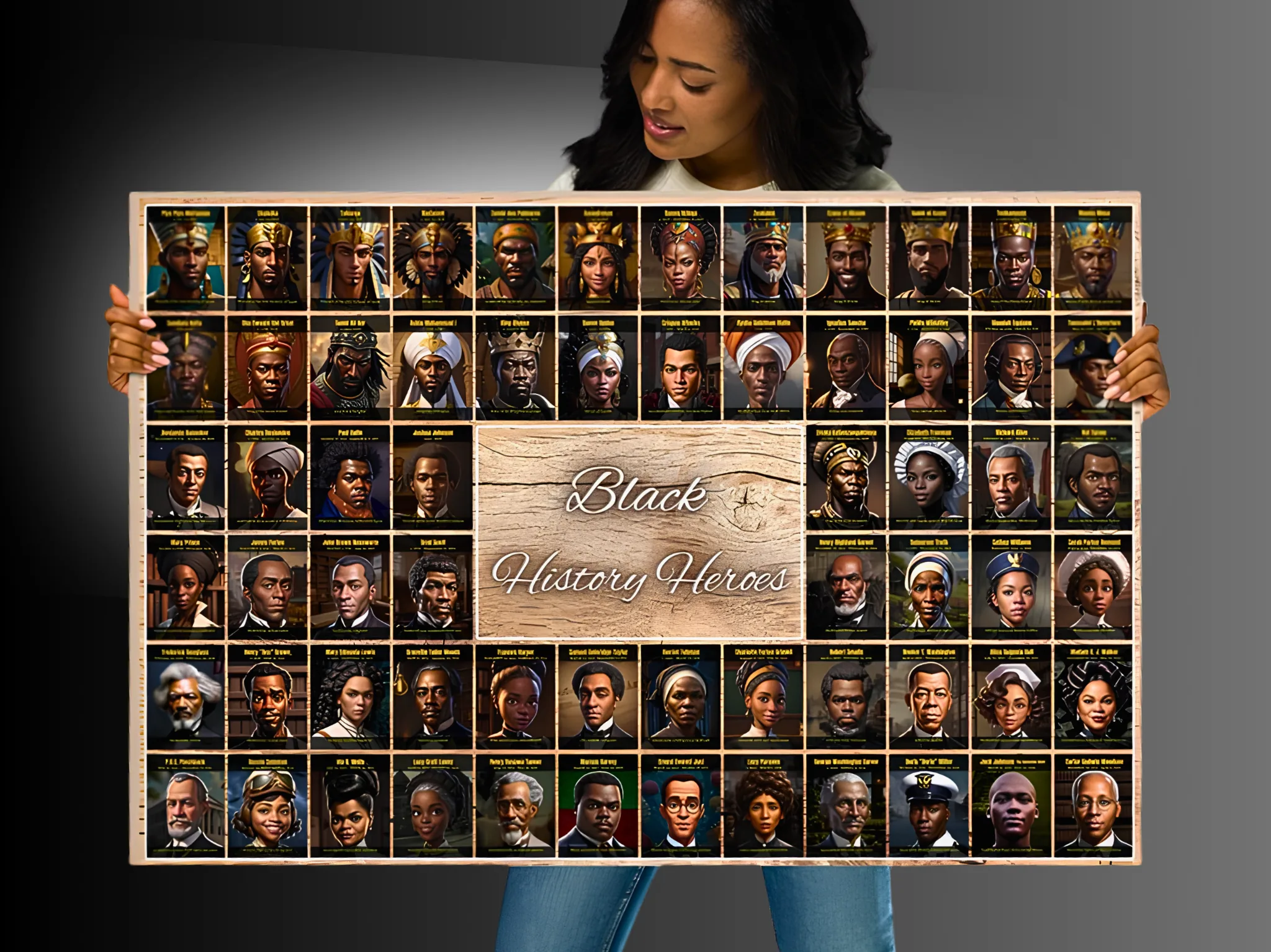 Black History Heroes poster